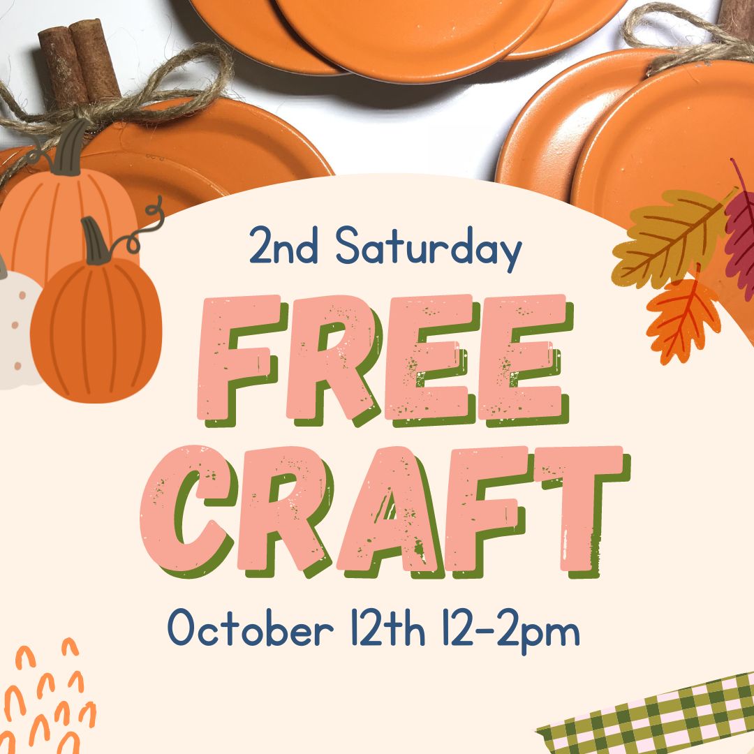 Free Craft at Clay on Main banner