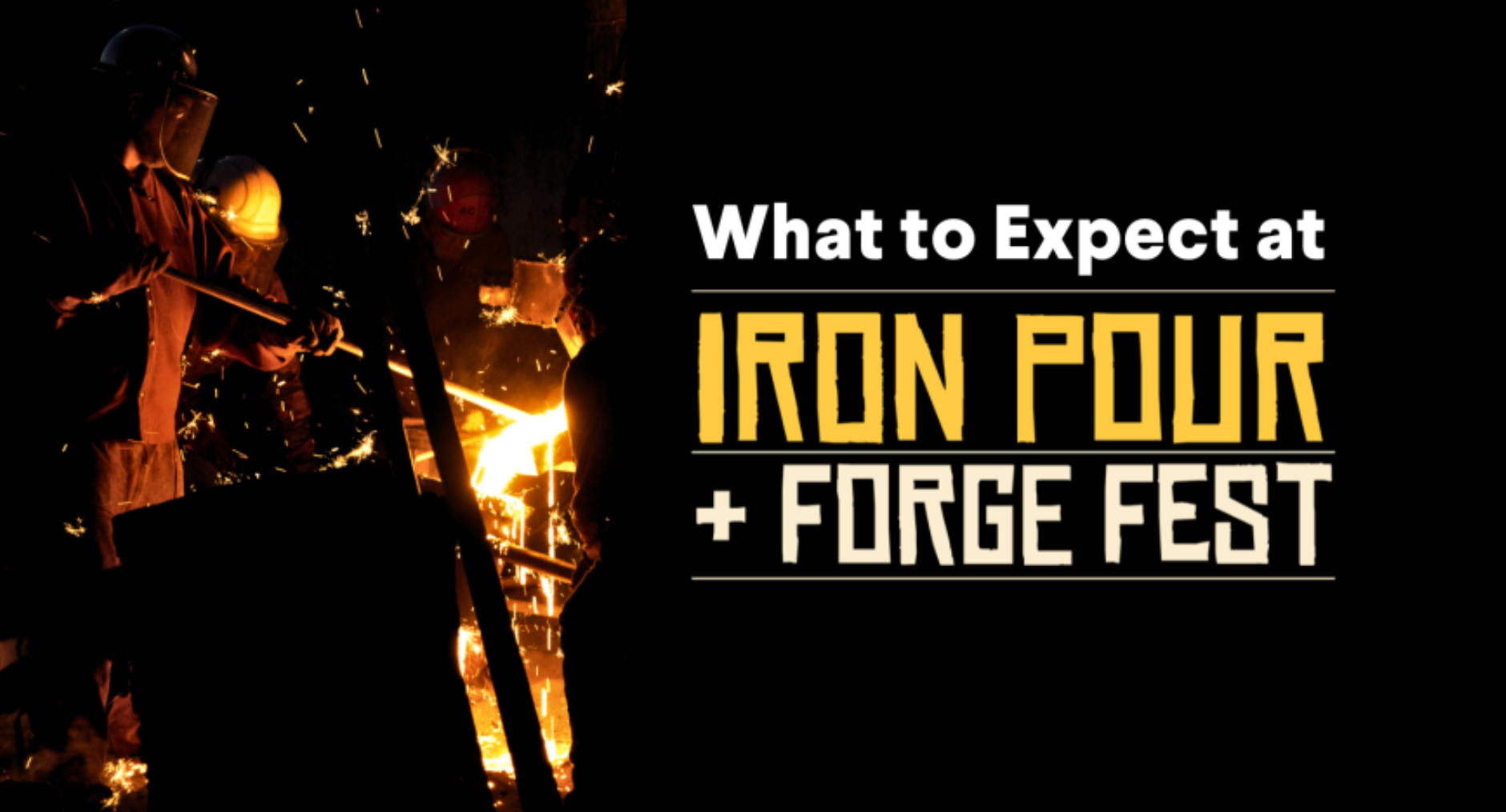 GoggleWorks Iron Pour & Forge Fest logo