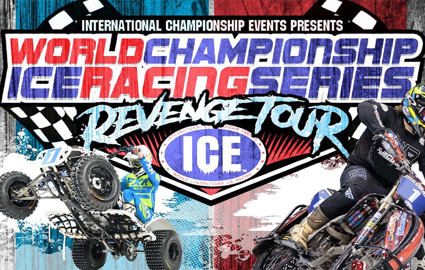 World Championship Ice Racing Event Poster